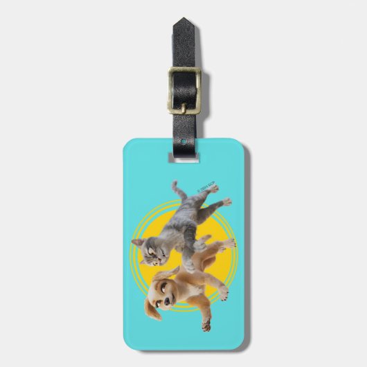 Étiquette À Bagage Gracie & Pedro Unleashed (Devant Vertical)