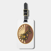 Étiquette À Bagage Grader rétro (Devant Vertical)