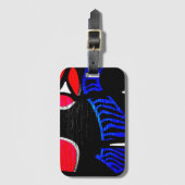 Étiquette À Bagage Graffiti 11 bc ltcna (Devant Vertical)