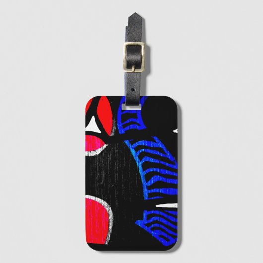 Étiquette À Bagage Graffiti 11 bc ltcnm (Devant Vertical)