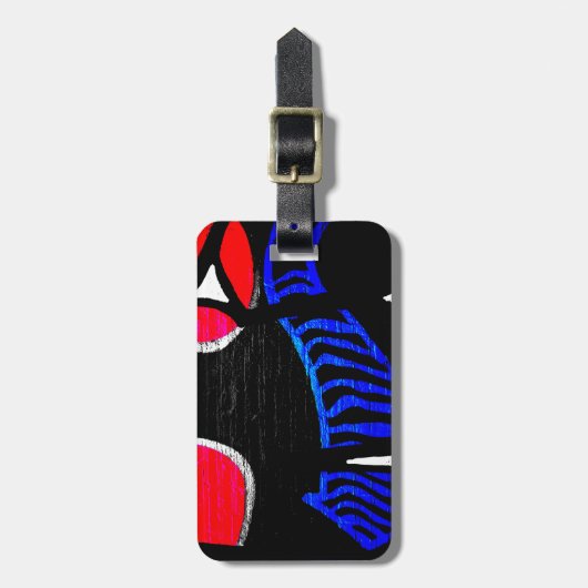 Étiquette À Bagage Graffiti 11 cd ltcna (Devant Vertical)