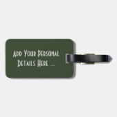 Étiquette À Bagage Graffiti 12 cd ltcna (Dos horizontal)