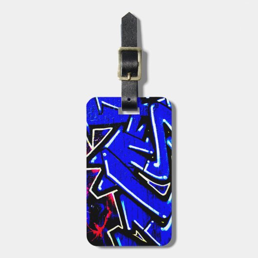 Étiquette À Bagage Graffiti 13 cd ltcna (Devant Vertical)