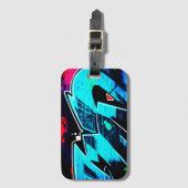 Étiquette À Bagage Graffiti 14 bc ltcnm (Devant Vertical)