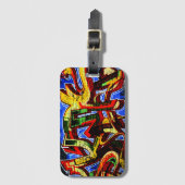 Étiquette À Bagage Graffiti 17 bc ltcna (Devant Vertical)