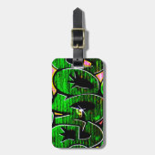 Étiquette À Bagage Graffiti 18 cd ltcna (Devant Vertical)