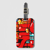 Étiquette À Bagage Graffiti 19 bc ltcnm (Devant Vertical)