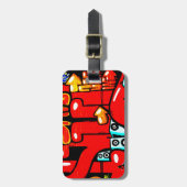 Étiquette À Bagage Graffiti 19 cd ltcna (Devant Vertical)