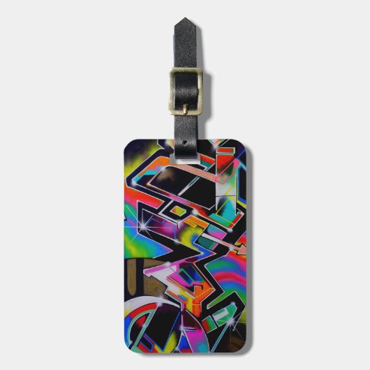 Étiquette À Bagage Graffiti bagage tag (Devant Vertical)