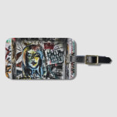 Étiquette À Bagage Graffiti Cool Moderne Urbain Art de rue (Devant Horizontal)