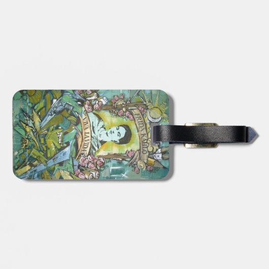 Étiquette À Bagage Graffiti Frida Kahlo (Dos horizontal)