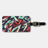 Étiquette À Bagage Graffiti moderne (Devant horizontal)