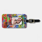 Étiquette À Bagage Graffiti personnalisé (Devant horizontal)