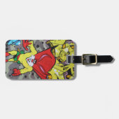 Étiquette À Bagage Graffiti Superbunny (Devant horizontal)