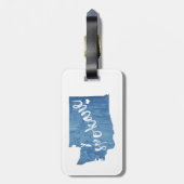 Étiquette À Bagage Grain de bois de Spokane Washington (Dos Vertical)