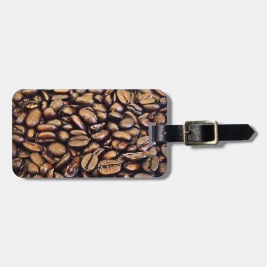 Étiquette À Bagage grains de café (Devant horizontal)