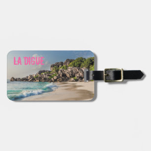 Étiquette À Bagage Grand Anse Seychelles La Digue Beach cadeau