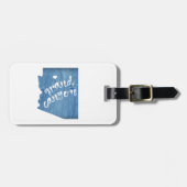 Étiquette À Bagage Grand Canyon Arizona Wood Grain (Devant horizontal)