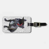 Étiquette À Bagage Grand chien français (Devant horizontal)