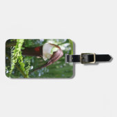 Étiquette À Bagage Grand Jack Dans La Fleur De Pulpit Personnalisé (Devant horizontal)