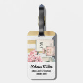 Étiquette À Bagage Grand livre de mode sauvage d'Apple | - rayé (Dos Vertical)