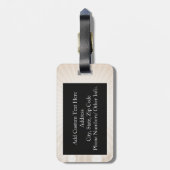 Étiquette À Bagage Grand-mère Arbre des Coeurs de vie (Dos Vertical)