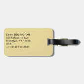 Étiquette À Bagage Grand Temple d'Abou Simbel - Ramses II - Egypte (Dos horizontal)