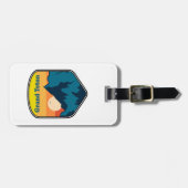 Étiquette À Bagage Grand Teton Wyoming Sunrise (Devant horizontal)