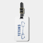 Étiquette À Bagage Grand Tetons Escalade Quickdraw (Devant Vertical)