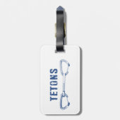 Étiquette À Bagage Grand Tetons Escalade Quickdraw (Dos Vertical)