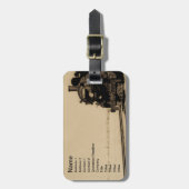 Étiquette À Bagage Grand Trunk Western Engine No. 5042 (Devant Vertical)