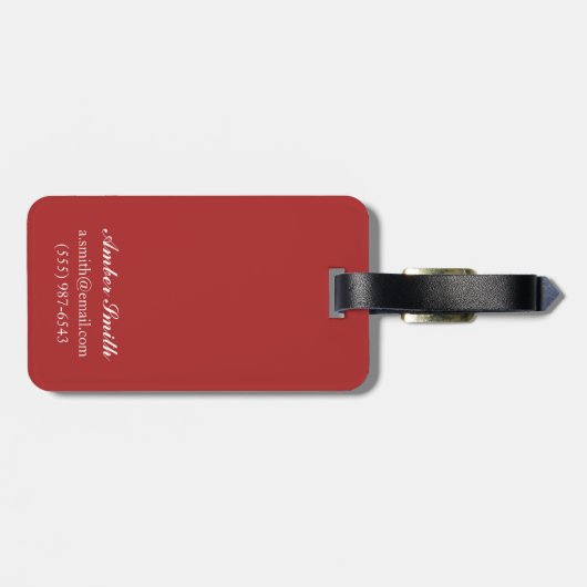 Étiquette À Bagage Grande semaine d'aviation - affiche de ondulation (Dos horizontal)