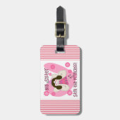 Étiquette À Bagage Grande soeur encore la princesse (Devant Vertical)