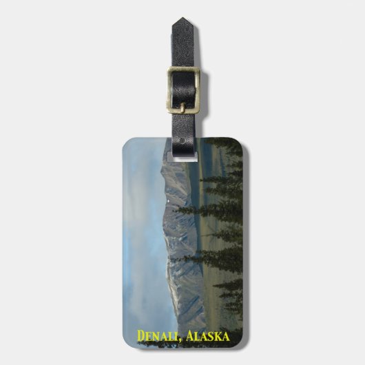 Étiquette À Bagage Grands endroits - identification facile de Denali (Devant Vertical)