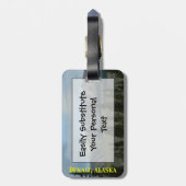 Étiquette À Bagage Grands endroits - identification facile de Denali (Dos Vertical)