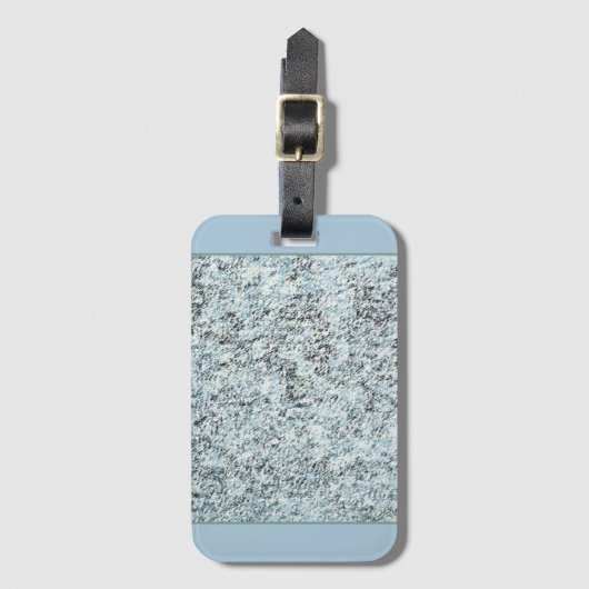Étiquette À Bagage Granit incisé (Devant Vertical)