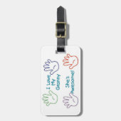 Étiquette À Bagage Granny Hands (Devant Vertical)