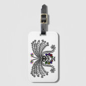 Étiquette À Bagage Graphic LyreBIRD - étiquette de bagage de faune au (Devant Vertical)