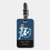 Étiquette À Bagage Graphique Bunnyx (Devant Vertical)