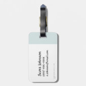 Étiquette À Bagage Graphique de caractères des cinq armées (Dos Vertical)