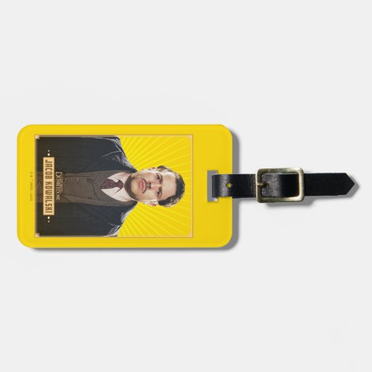 Étiquette À Bagage Graphique de caractères Jacob Kowalski (Devant horizontal)