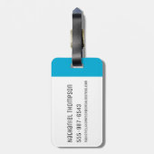 Étiquette À Bagage Graphique de collection d'Aliens Ben 10 (Dos Vertical)