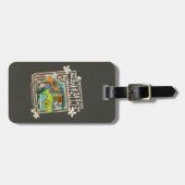 Étiquette À Bagage Graphique de machine de mystère a Lit de (Devant horizontal)