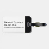 Étiquette À Bagage Graphique de nom haute technologie Batman (Dos horizontal)