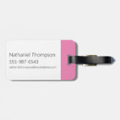 Étiquette À Bagage Graphique des lettres de Dee Dee Athletic (Dos horizontal)