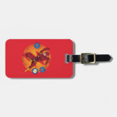 Étiquette À Bagage Graphique d'exécution du laboratoire Flash de dess (Devant horizontal)