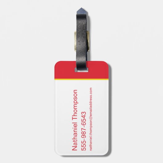 Étiquette À Bagage Graphique d'exécution du laboratoire Flash de dess (Dos Vertical)