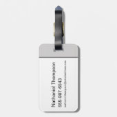 Étiquette À Bagage Graphique en cage à cage surnaturelle "Hunter Insi (Dos Vertical)