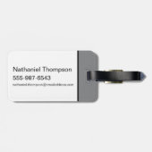 Étiquette À Bagage Graphique en cercle extensible TAZ™ (Dos horizontal)