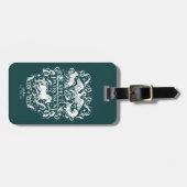 Étiquette À Bagage Graphique Filigree de Patronum d'Expecto (Devant horizontal)